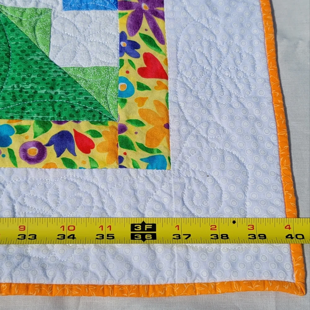 Bits & Pieces Small Quilt Multicolor